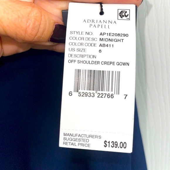 ADRIANNA PAPPEL Off-shoulder Gown - Picture 6 of 6